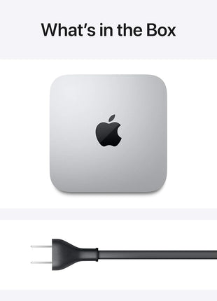 Apple 2020 Mac Mini with Apple M1 Chip, 8GB RAM, 256GB SSD Storage - Silver (Renewed)