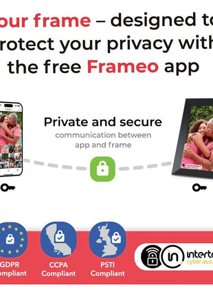 Frameo Digital Picture Frame, 10.1'' Frameo Digital Photo Frame WiFi, 32GB | 1280*800 HD Touch Screen Digital Photo Frame for Wall, Share Photo Video, Birthday Gifts for Women, Wedding Gifts for Couple
