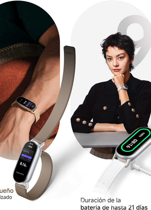 XIAOMI Smart Band 9 Global Version (2024) 1.62inch Amoled Display | 233 mAh Battery | up to 21 Days of Battery Life | Over 150 Workout Modes | BT 5.4 | 50M Water Resistant - Midnight Black