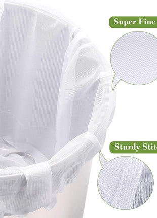 Brew Bags Reusable 3 Pack, Extra Large 26"x22" Fine Mesh Strainer Bag for Home Brewing Hops Grains Wine Beer Making Drawstring Straining Brew in a Bag