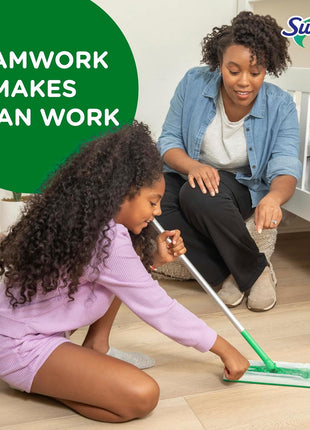 Swiffer Sweeper Wet Mopping Cloths, Mops for Floor Cleaning, Open Window Fresh, 24 Count