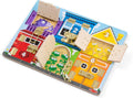 Melissa & Doug Latches Wooden Activity Board - Montessori Busy Board for Preschool Toys, Sensory Toys for Kids, Learning Resources for Ages 3+