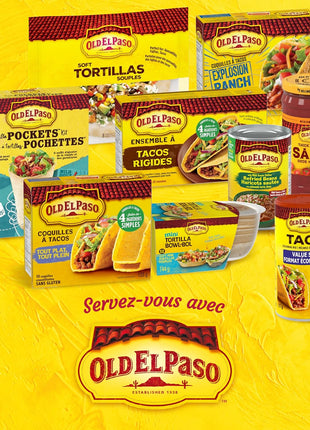 Old El Paso Tacos For Two Hard Taco Dinner Kit, 155g/5.5 oz., {Imported from Canada}