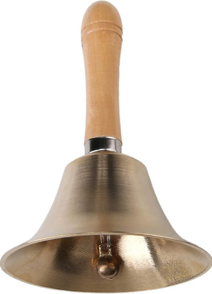Super Loud Solid Brass Hand Call Bell