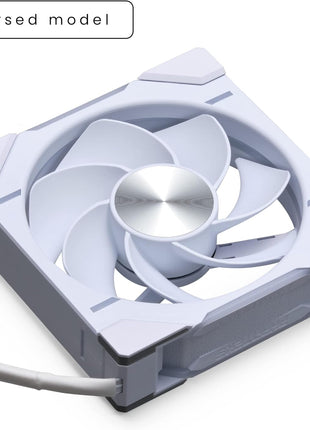 Phanteks D30 120mm Reverse Airflow ARGB PWM PC Fan, Daisy-Chain, White