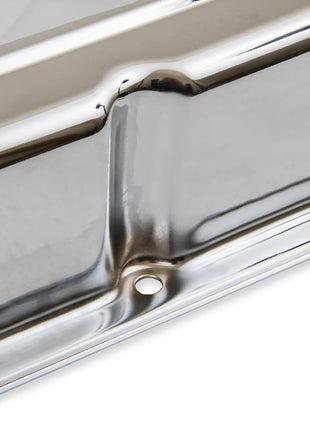 Mr. Gasket 9800 Chrome Valve Covers - Dual Cap Holes
