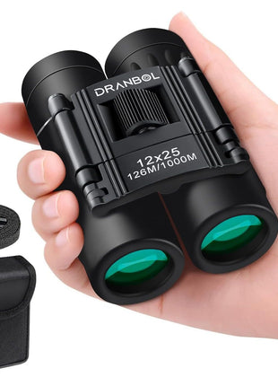 12X25 Mini Pocket Binoculars for Adults Kids, Small Compact Binoculars for Bird Watching, Opera Concert