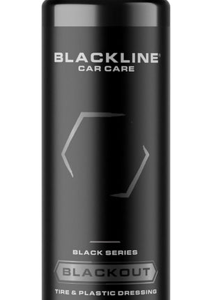 Blackline Car Care - Blackout Trim & Tire Dressing - Best Tire Shine No Sling Formula - Water Based Protection for Car Tires & Trim - Safe for Cars, Trucks, SUVs & More - 16 fl oz