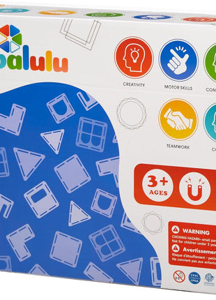 Anbalulu 134PCS Magnetic Building Tiles: Durable STEM Toys with Strong Magnets for Kids, Educational Building Blocks for Group Play Activities | Gift for Boys Girls 3+