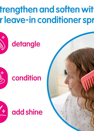 SoCozy Detangler Leave-In Conditioner Spray For Kids Hair, Fruity-Tutti, 8 Fl Oz (Pack of 1)