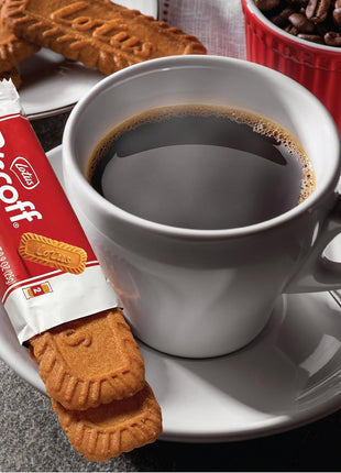 Lotus Biscoff Cookies, Caramelized Biscuit Cookie Snack, Dispenser Box (20 sleeves of 2 extra large cookies) Vegan, 0.9 Ounce (Pack of 20)