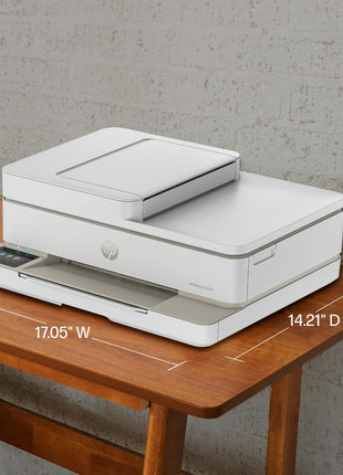 HP Envy 6555e Wireless All-in-One Color Inkjet Printer, Portobello, Print, scan, copy, Duplex printing Best-for-home, 3 month Instant Ink trial included, AI-enabled (714N5A)