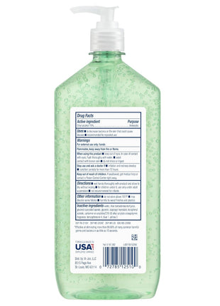 Germ-X Advanced Hand Sanitizer with Aloe and Vitamin E, 1 Liter, Less Drying Moisturizing Gel, No Rinse Formula, Pump Bottle