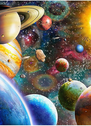 Jigsaw Puzzles 1000 Pieces for Adults(Ages 14+, Families (Space Traveler, Solar System) Pieces Fit Together Perfectly