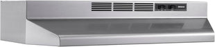 Broan-NuTone 4130SF Fingerprint Resistant Ductless Under-Cabinet Range Hood, 30-Inch, Stainless Finish with Print Guard
