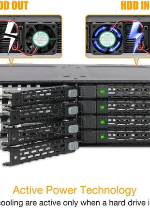 ICY DOCK Full Metal 8 x 2.5 SAS/SATA HDD/SSD Moblie Rack Enclosure for 5.25" Bay | ToughArmor MB998SP-B