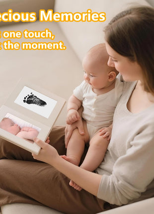 4-Pack Baby Inkless Hand and Footprint Kit Paw Nose Print Kit for Dogs Cats Pets Clean Touch Ink Pad for Baby Pets Newborn Keepsake Mess-Free Ink Pad