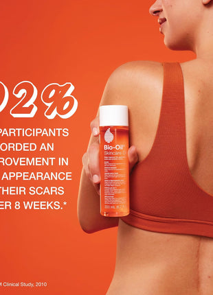 Bio-Oil Skincare Body Oil Serum, Scars & Stretch Marks, 6.7 fl oz | Dermatologist Recommended, Vitamin E & A, Dry & Sensitive Skin, Non-Comedogenic, Face and Body, Scar Treatment