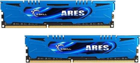 16GB G.Skill DDR3 PC3-12800 1600MHz Ares Series Low Profile CL9 (9-9-9-24) Dual Channel kit 2x 8GB