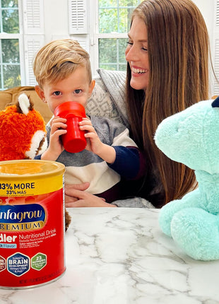 Enfagrow Premium Toddler Milk Nutritional Drink, Enfagrow Toddler Drink, Try Our Brain-Supporting Trio, 32oz Can
