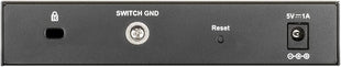 D-Link 8-Port Gigabit Smart Managed Ethernet Switch, L2,VLANs, QoS, IGMP Snooping, LAG, Sturdy Metal with Shielded Ports, Desktop, Fanless, Follows NDAA/TAA, Lifetime Product Coverage (DGS-1100-08V2)