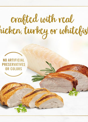 Purina Fancy Feast Delights with Cheddar Grilled Chicken, Turkey or Whitefish and Cheddar Cheese Feast in Gravy Wet Cat Food Variety Pack - (Pack of 24) 3 oz. Cans