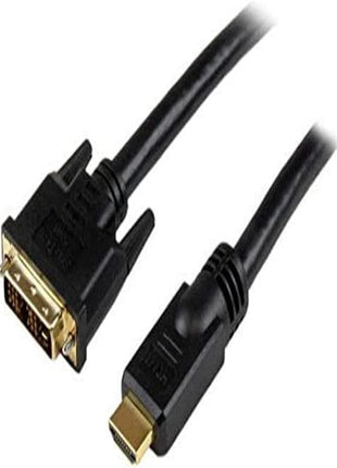 StarTech.com 25 ft HDMI to DVI-D Cable - HDMI to DVI Adapter / Converter Cable - 1x DVI-D Male, 1x HDMI Male - Black, 25 feet
