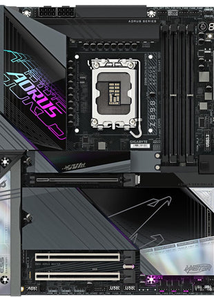 GIGABYTE Z890 AORUS Master Intel Core Ultra (Series 2) LGA 1851 Motherboard, ATX, DDR5, 5X M.2, PCIe 5.0, Thunderbolt 4, WIFI7, 10GbE LAN, EZ-Latch