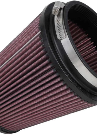 K&N High-Flow Original Lifetime Universal Clamp-On Air Filter: High Performance, Premium, Washable: Flange Diameter: 5 In, Filter Height: 7 In, Flange Length: 1 In, Shape: Round Tapered, RU-2800