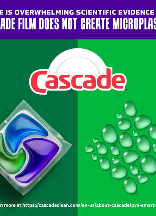 Cascade Platinum Plus Dishwasher Pods, Dishwasher Detergent, Dish Detergent Soap, Lemon, 57 Count