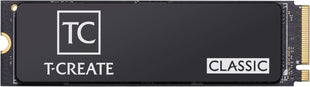 TEAMGROUP T-CREATE Classic 1TB Read/Write up to 7,200/6,200MBs 600TBW for Creators NVMe M.2 PCIe Gen4x4 3D NAND TLC SSD w/SLC Cache TM8FPM001T0C329