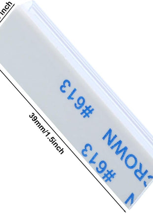 150 Pieces Earring Card Adapter Self-Adhesive Lip Adapter Plastic Lip Hanger for Earring Necklace Card Display (1.5 x 0.5 inch)