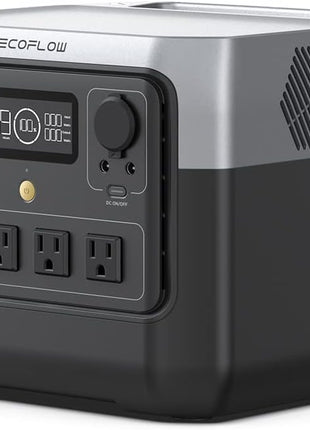 EF ECOFLOW Portable Power Station RIVER 2 Pro, 768Wh 800W | 70 Min Fast Charging, LiFePO4 Battery,4 AC Outlets, X-Boost 1600W Solar Generator for Outdoor Camping(Solar Panel Optional)