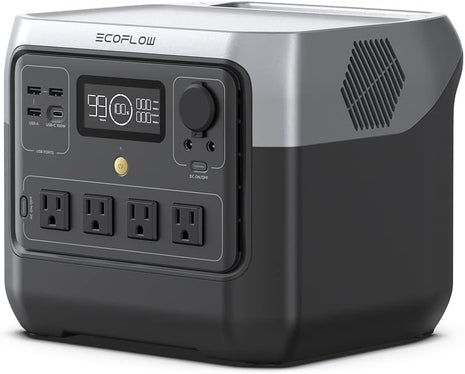 EF ECOFLOW Portable Power Station RIVER 2 Pro, 768Wh 800W | 70 Min Fast Charging, LiFePO4 Battery,4 AC Outlets, X-Boost 1600W Solar Generator for Outdoor Camping(Solar Panel Optional)