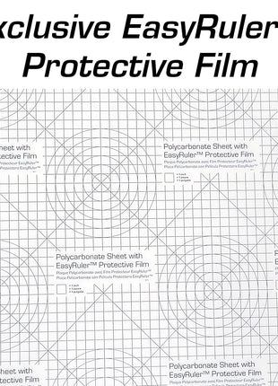 Polycarbonate Clear Plastic Sheet 12 inch X 18 inch X 0.0625 inch (1/16 inch) Exact, EasyRuler Film, Shatter Resistant, Easier to Cut, Bend, Mold than Plexiglass. VEX Robot, Hobby, DIY, Industrial. Glass Replacement