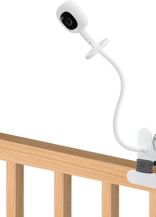 Flexible Baby Monitor Mount, 15.7 inches, Compatible with Nanit Pro Smart Baby Monitor, Long Gooseneck Arm, Camera Holder Stand, 1/4 Screw Mount