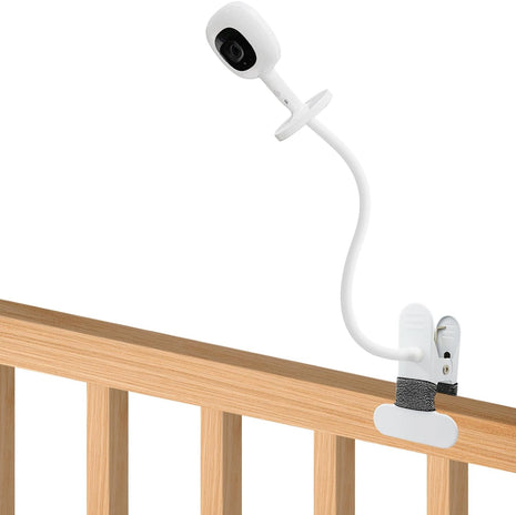 Flexible Baby Monitor Mount, 15.7 inches, Compatible with Nanit Pro Smart Baby Monitor, Long Gooseneck Arm, Camera Holder Stand, 1/4 Screw Mount