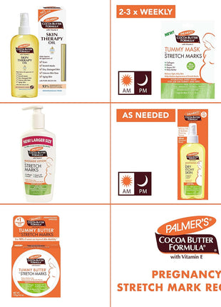 Palmer's Cocoa Butter Formula Massage Cream for Stretch Marks and Pregnancy Skin Care, 4.4 Ounces (Pack of 2)