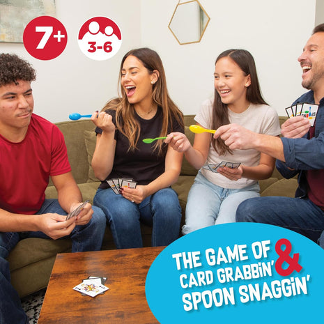 Spoons in a Case Playing Card Games for Kids Deck of Cards Fun Family Games