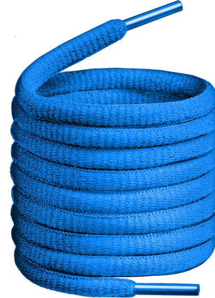 BIRCH's Oval Shoelaces 27 Colors Half Round 1/4 inch Shoe Laces 4 Different Lengths (45.5 inch (115cm) - L, Black)