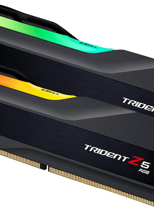 G.SKILL Trident Z5 RGB Series DDR5 RAM (Intel XMP 3.0) 48GB (2x24GB) 8000MT/s CL38-48-48-128 1.35V Desktop Computer Memory U-DIMM - Matte Black (F5-8000J3848F24GX2-TZ5RK)