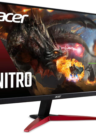 Acer Nitro KG241Y Sbiip 23.8 inch Full HD (1920 x 1080) VA Gaming Monitor | AMD FreeSync Premium Technology | 165Hz Refresh Rate | 1ms (VRB) | ZeroFrame Design | 1 x Display Port 1.2 & 2 x HDMI 2.0,Black