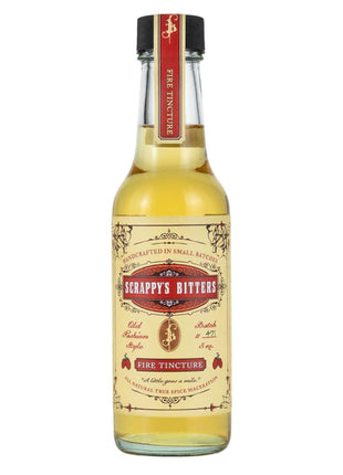 Scrappy's Bitters - Fire Tincture, 5 oz - Organic Ingredients, Finest Herbs & Zests, No Extracts, Artificial Flavors, Chemicals or Dyes. Made in the USA!