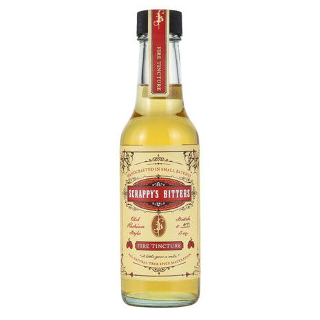 Scrappy's Bitters - Fire Tincture, 5 oz - Organic Ingredients, Finest Herbs & Zests, No Extracts, Artificial Flavors, Chemicals or Dyes. Made in the USA!