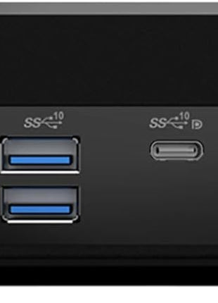 MSI Cubi N ADL Barebone Mini PC: Intel Pentium N200, Intel UHD, WiFi, Dual Display, Type C: Black ADL S-054BUS
