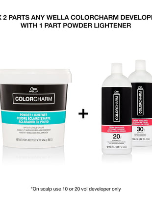 COLORCHARM Cream Hair Color Developer | 10 Volume | For Optimal Gray Blending and Rich Multi-Dimensional End Results | 7.8oz
