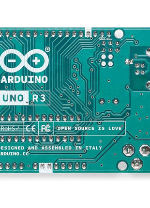 Arduino Uno REV3 [A000066] - ATmega328P Microcontroller, 16MHz, 14 Digital I/O Pins, 6 Analog Inputs, 32KB Flash, USB Connectivity, Compatible with Arduino IDE for DIY Projects and Prototyping