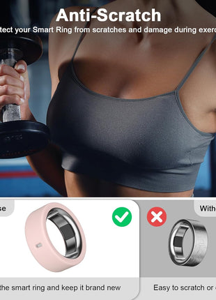 10 Pack Ring Cover Compatible with Oura Ring Gen 4/4 Ceramic/Gen 3