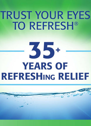 Refresh Plus Lubricant Eye Drops, Preservative Free, 0.01 Fl Oz Single Use Containers, 50 Count, Packaging May Vary