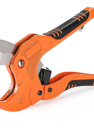 Bates- PVC Pipe Cutter, Cuts up to 1-1/4 inch, Ratcheting PVC Pipe Cutter Tool, Pipe Cutters PVC, PVC Pipe Shears, PVC Cutter, Plastic Pipe Cutter, PEX Pipe Cutter, PVC Cutter Tool, PVC Ratchet Cutter